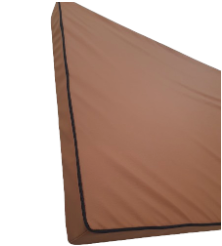 Husa saltea cu fermoar piele artificiala maro Ladol 400gr