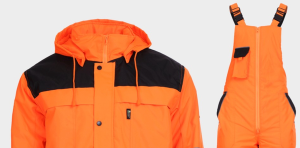 Set de mare vizibilitate COLLINS HV PORTOCALIU WINTER 04100182